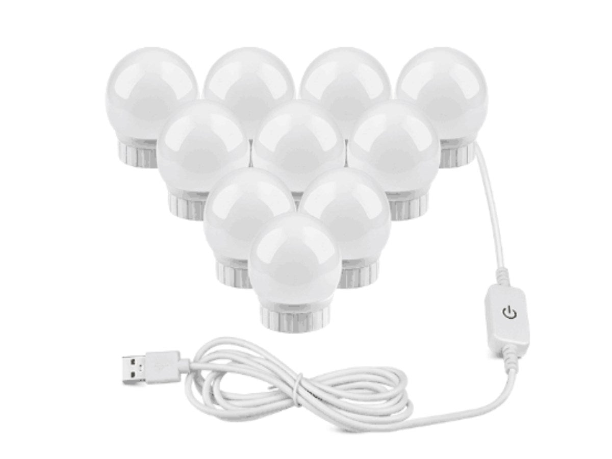 Zenvyra Glow — Dimmable LED Mirror Light String