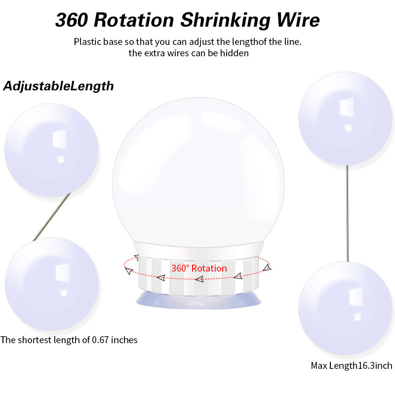 Zenvyra Glow — Dimmable LED Mirror Light String
