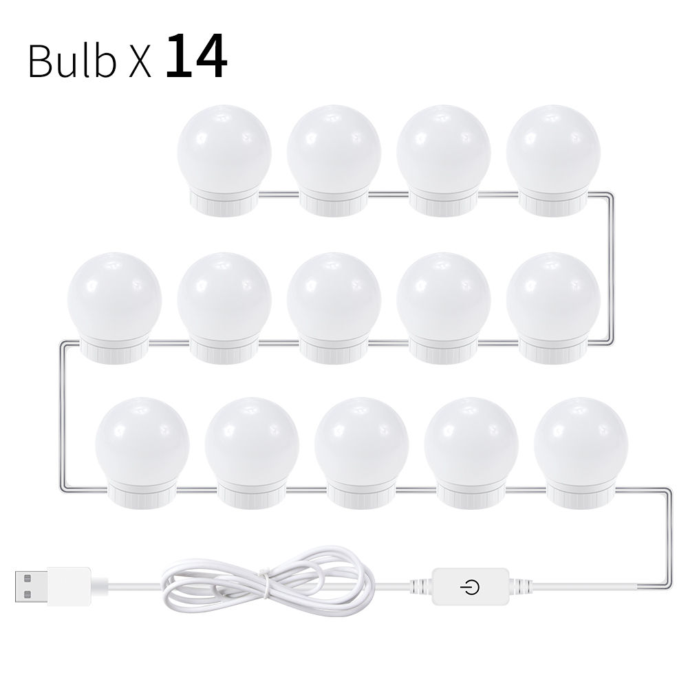 Zenvyra Glow — Dimmable LED Mirror Light String