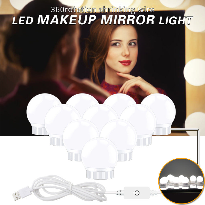 Zenvyra Glow — Dimmable LED Mirror Light String