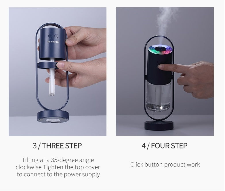 Magic Shadow Humidifier with Night Light Projector